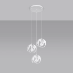 Lampa wisząca TULOS 3P biała SL.1084 SOLLUX LIGHTING