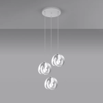 Lampa wisząca TULOS 3P biała SL.1084 SOLLUX LIGHTING