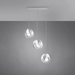 Lampa wisząca TULOS 3L biała SL.1085 SOLLUX LIGHTING