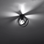 Plafon TULOS czarny SL.1086 SOLLUX LIGHTING