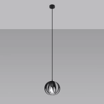 Lampa wisząca TULOS 1 czarna SL.1087 SOLLUX LIGHTING