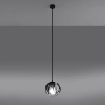 Lampa wisząca TULOS 1 czarna SL.1087 SOLLUX LIGHTING