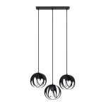 Lampa wisząca TULOS 3L czarna SL.1089 SOLLUX LIGHTING