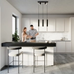 Lampa wisząca RING 3 czarny SL.1099 SOLLUX LIGHTING