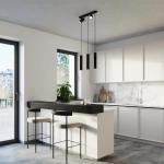 Lampa wisząca RING 3 czarny SL.1099 SOLLUX LIGHTING