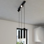 Lampa wisząca RING 3 czarny SL.1099 SOLLUX LIGHTING