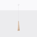Lampa wisząca SULA 1 naturalne drewno SL.1100 SOLLUX LIGHTING