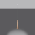 Lampa wisząca SULA 1 naturalne drewno SL.1100 SOLLUX LIGHTING