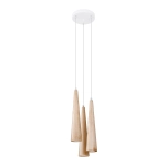 Lampa wisząca SULA 3P naturalne drewno SL.1101 SOLLUX LIGHTING
