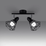Plafon ARTEMIS 2 czarny SL.1106 SOLLUX LIGHTING