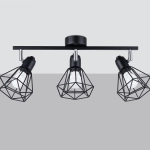 Plafon ARTEMIS 3 czarny SL.1107 SOLLUX LIGHTING