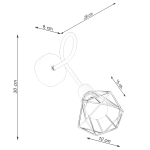 Kinkiet ARTEMIS 1S czarny SL.1108 SOLLUX LIGHTING