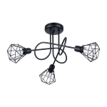 Żyrandol ARTEMIS 3S czarny SL.1109 SOLLUX LIGHTING