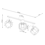 Plafon BELUCI 3 biały SL.1113 SOLLUX LIGHTING