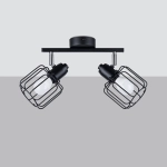 Plafon BELUCI 2 czarny SL.1115 SOLLUX LIGHTING