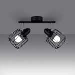 Plafon BELUCI 2 czarny SL.1115 SOLLUX LIGHTING
