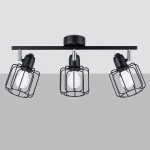 Plafon BELUCI 3 czarny SL.1116 SOLLUX LIGHTING