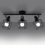 Plafon BELUCI 3 czarny SL.1116 SOLLUX LIGHTING
