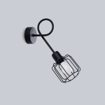 Kinkiet BELUCI 1S czarny SL.1117 SOLLUX LIGHTING