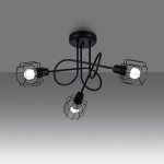 Żyrandol BELUCI 3S czarny SL.1118 SOLLUX LIGHTING