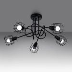 Żyrandol BELUCI 5S czarny SL.1119 SOLLUX LIGHTING