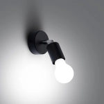 Kinkiet FORNES 1 czarny SL.1120 SOLLUX LIGHTING