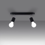 Plafon FORNES 2 czarny SL.1121 SOLLUX LIGHTING