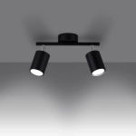 Plafon LEMMI 2 czarny SL.1127 SOLLUX LIGHTING