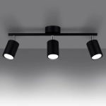 Plafon LEMMI 3 czarny SL.1128 SOLLUX LIGHTING