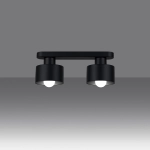 Plafon SAVAR 2 czarny SL.1130 SOLLUX LIGHTING