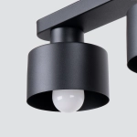 Plafon SAVAR 2 czarny SL.1130 SOLLUX LIGHTING