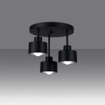 Plafon SAVAR 3 czarny SL.1131 SOLLUX LIGHTING