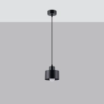 Lampa wisząca SAVAR 1 czarna SL.1132 SOLLUX LIGHTING