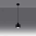 Lampa wisząca SAVAR 1 czarna SL.1132 SOLLUX LIGHTING