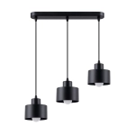 Lampa wisząca SAVAR 3 czarna SL.1133 SOLLUX LIGHTING