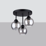 Żyrandol ALINO 3 czarny SL.1140 SOLLUX LIGHTING