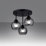Żyrandol ALINO 3 czarny SL.1140 SOLLUX LIGHTING