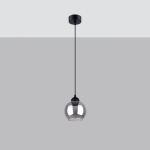 Lampa wisząca ALINO 1 czarna SL.1141 SOLLUX LIGHTING