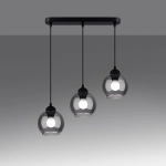 Lampa wisząca ALINO 3 czarna SL.1142 SOLLUX LIGHTING