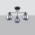 Żyrandol FILLAN 3 czarny SL.1144 SOLLUX LIGHTING