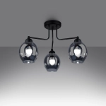 Żyrandol FILLAN 3 czarny SL.1144 SOLLUX LIGHTING