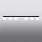 Plafon YOLI 6 czarny SL.1155 SOLLUX LIGHTING
