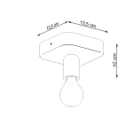 Plafon TAVO 1 SL.1156 SOLLUX LIGHTING