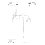 Kinkiet SUBA czarny SL.1164 SOLLUX LIGHTING