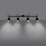 Plafon LEMMI 4L czarny SL.1168 SOLLUX LIGHTING