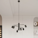 Plafon LEMMI 6L czarny SL.1169 SOLLUX LIGHTING