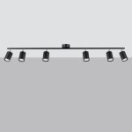 Plafon LEMMI 6L czarny SL.1169 SOLLUX LIGHTING