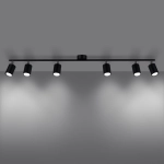 Plafon LEMMI 6L czarny SL.1169 SOLLUX LIGHTING