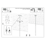 Lampa wisząca PASTELO 1 złota SL.1170 SOLLUX LIGHTING