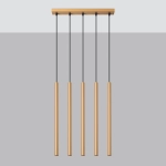 Lampa wisząca PASTELO 5L złota SL.1173 SOLLUX LIGHTING